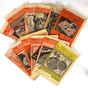 Lot of 12 Vintage The Workbasket Magazine 1962 Vol 27 Crochet Knitting Patterns